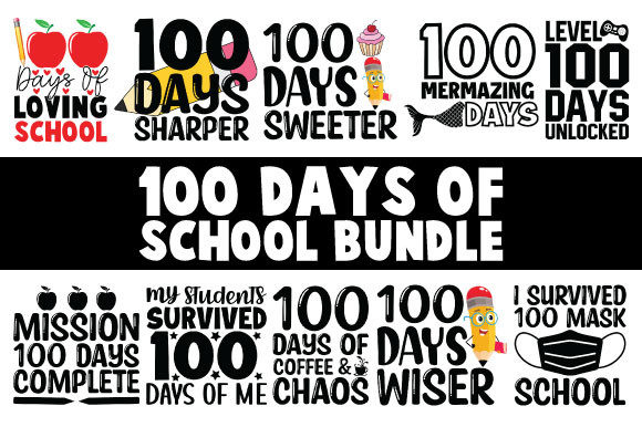 100 Days of School Quotes SVG Bundle Review