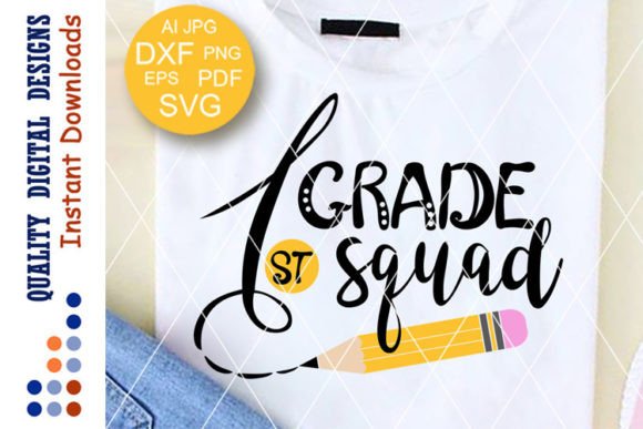 1st Grade Squad Pencil SVG: An Embroidery Review
