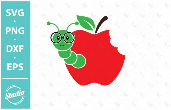 Apple and Worm SVG: A Designer’s Stitch Review