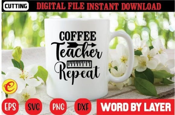 Coffee Teacher Repeat SVG: An Embroidery Review