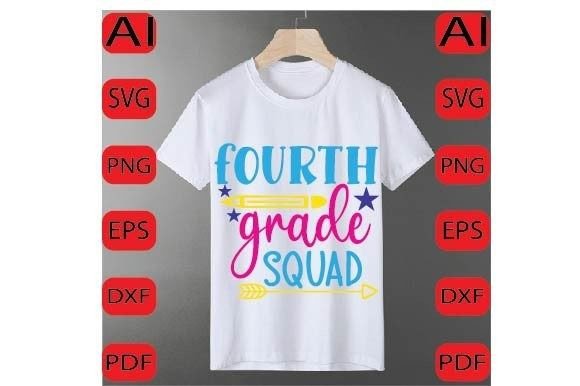 Fourth GRADE Squad SVG Design: An Embroidery Review