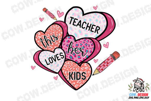 Heart Valentine Teacher Sublimation SVG Review
