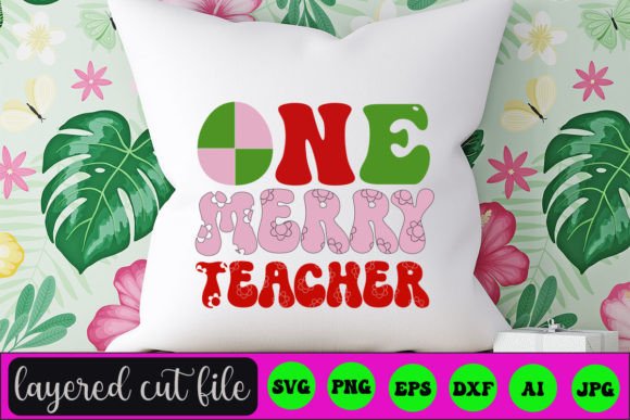 One Merry Teacher RETRO SVG: An Embroidery Review