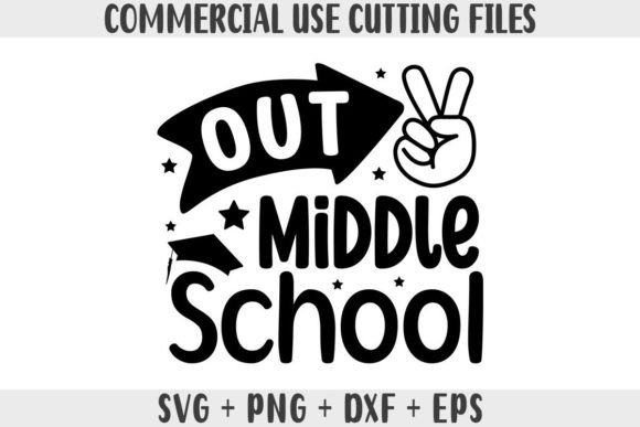 Peace Out Middle School Graduation SVG Review
