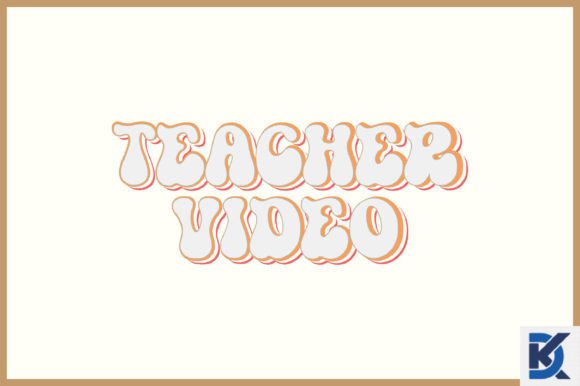 Retro Teacher Video SVG Design: An Embroidery Review