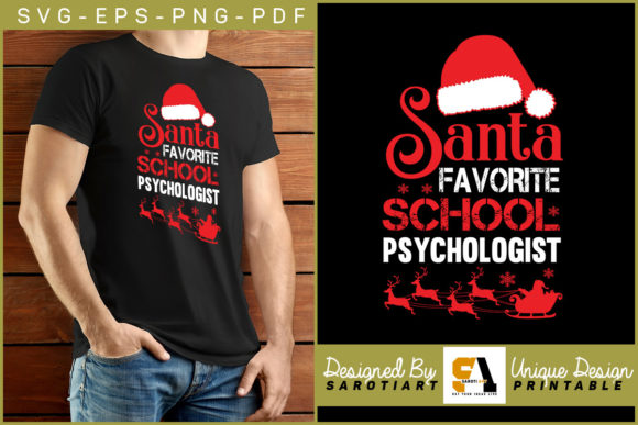 Santa Favorite School Psychologist SVG Review