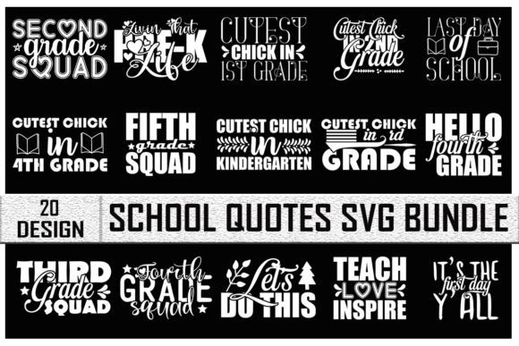 School Quotes SVG Designs Bundle Review