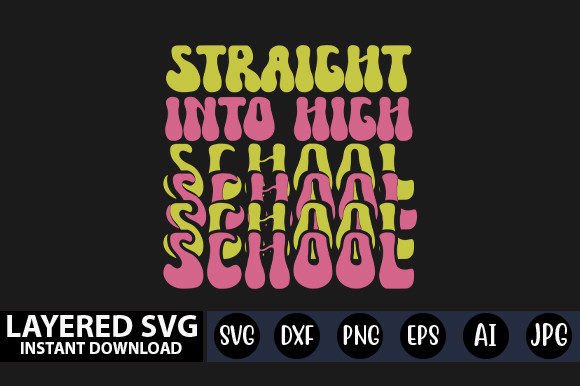 Straight into High School Retro SVG Review