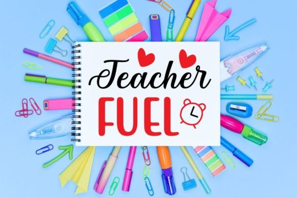 Teacher Fuel SVG Design: An Embroidery Review