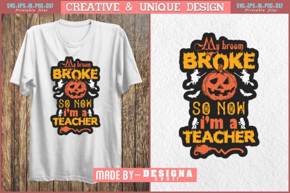 Teacher Halloween SVG: My Broom Broke Review